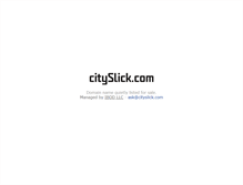 Tablet Screenshot of cityslick.com